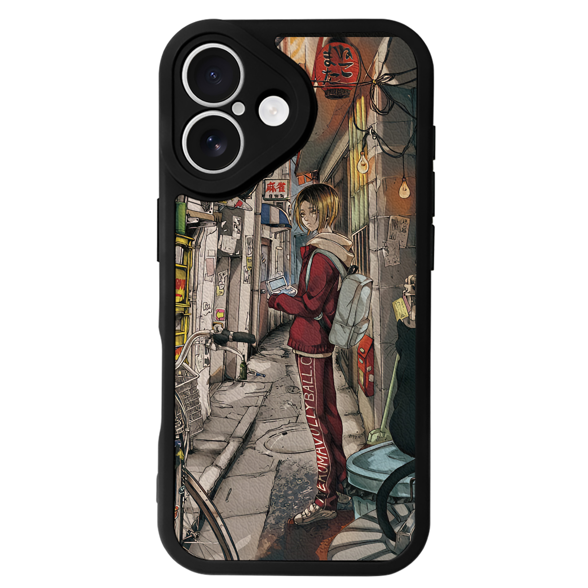 （画像用） ハイキュー!! Haikyu!! 【iPhone 16シリーズ対応】シリコンスマホケース（レザー調） 材質：シリコン